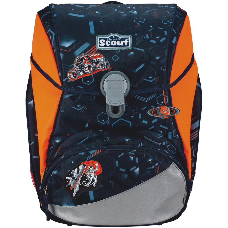 Scout Alpha DIN - Schulranzen Set 4 tlg. Space Data