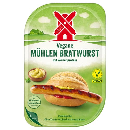 Rügenwalder Mühle Mühlen Bratwurst VEGAN