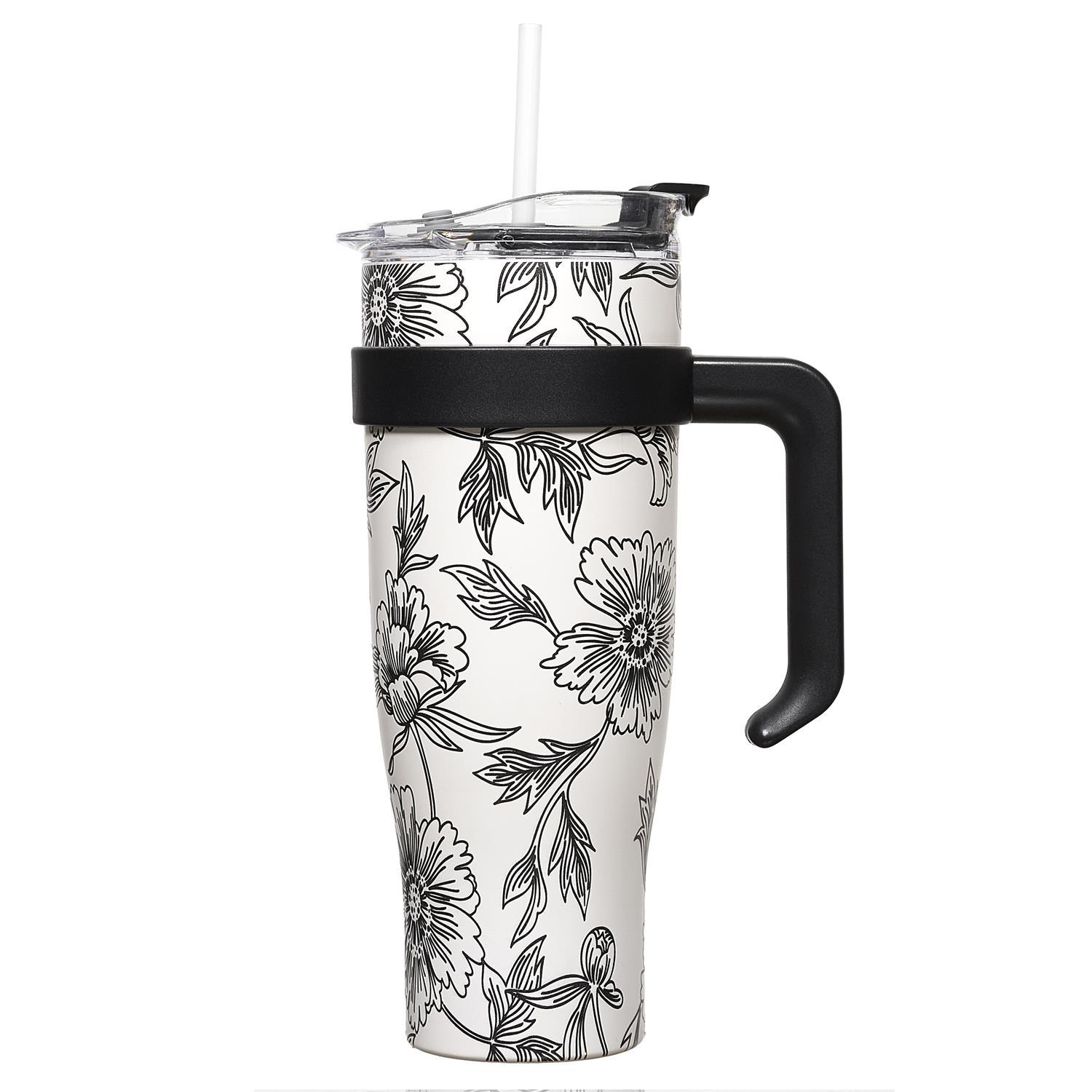 MUG TRANSPORT MIAMI BLANC NOIR 1.2L