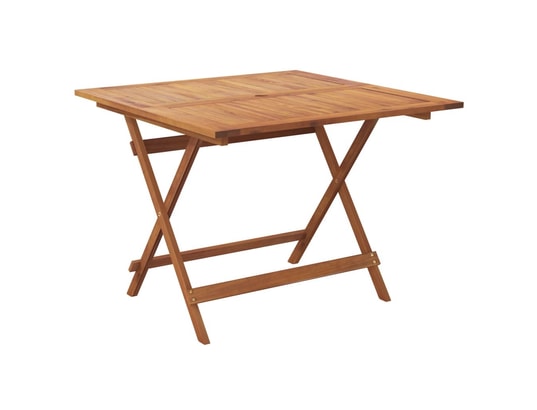 VIDAXL - Table pliante Table pliable de jardin 90x90x75 cm bois d'acacia solide