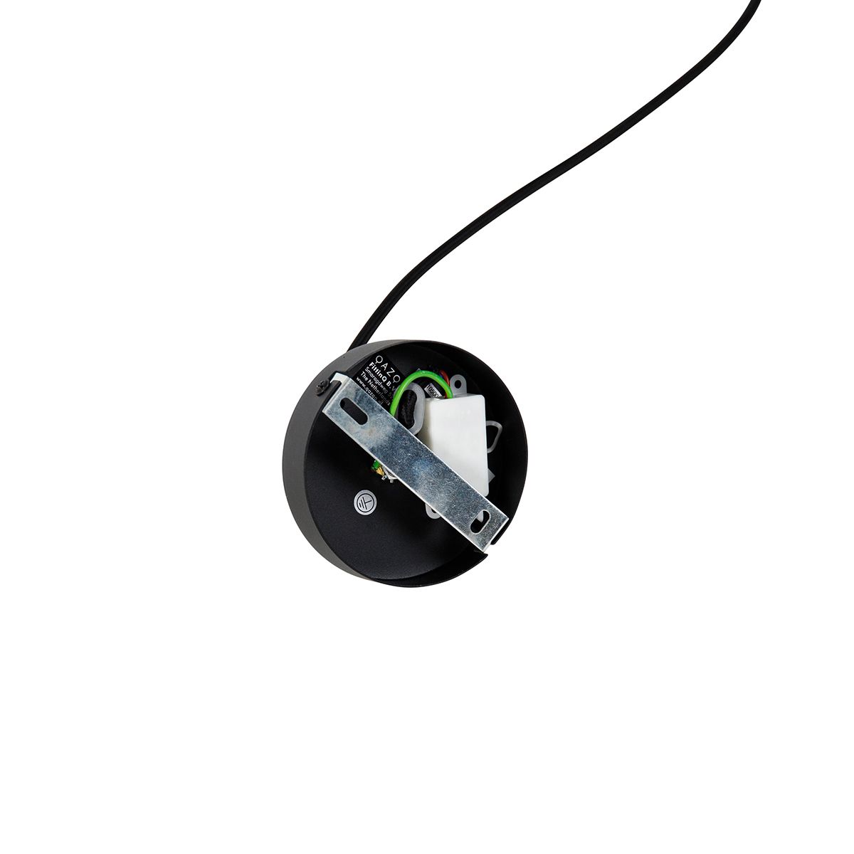 Oosterse hanglamp zwart met bamboe 50cm - Rina