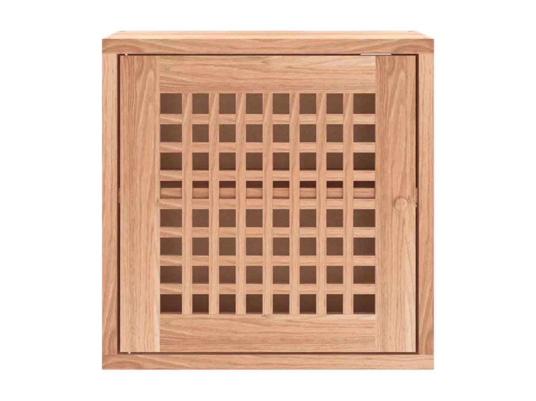 Armoire murale 42x18x42 cm Bois massif de noyer