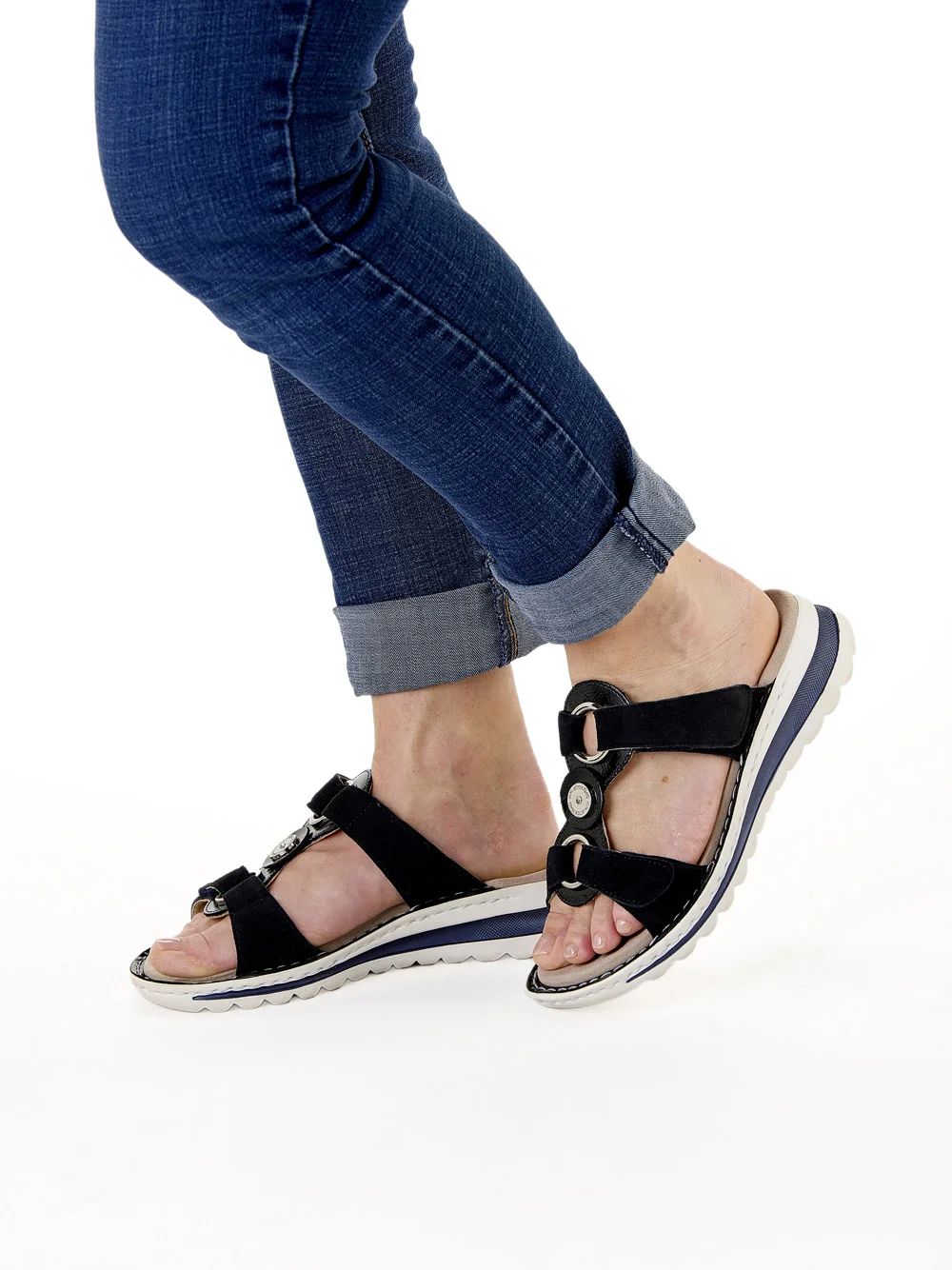 Pantolette Tampa blau