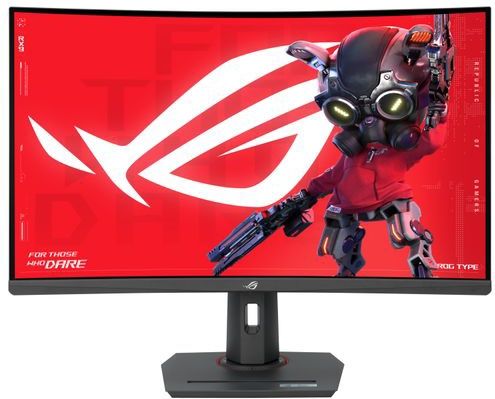ASUS ROG Strix XG32WCS Monitor - 80 cm - 2560 x 1440 Pixels - LED - Zwart