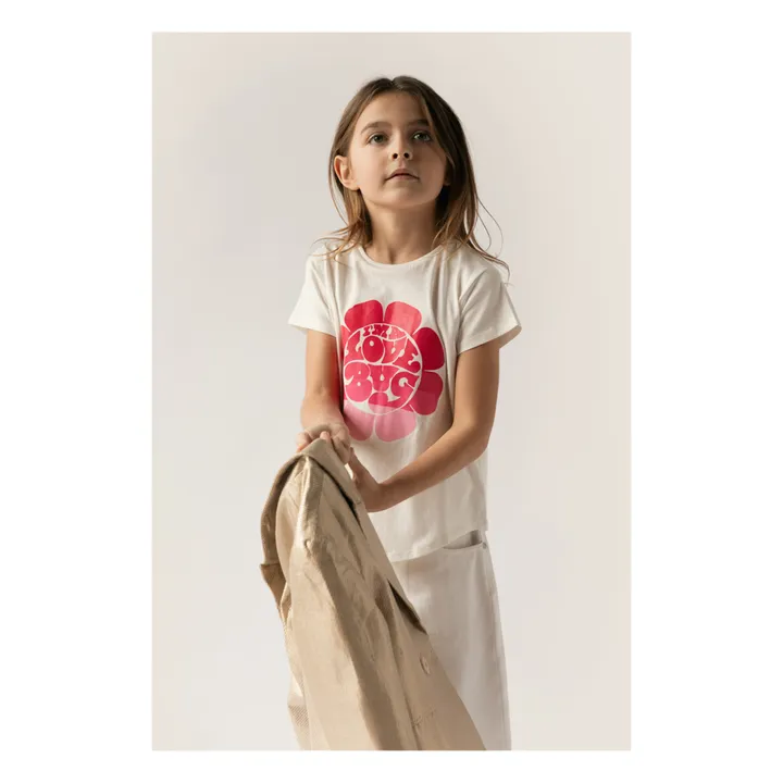 Simple Kids T-Shirt Love Bug | Blanc