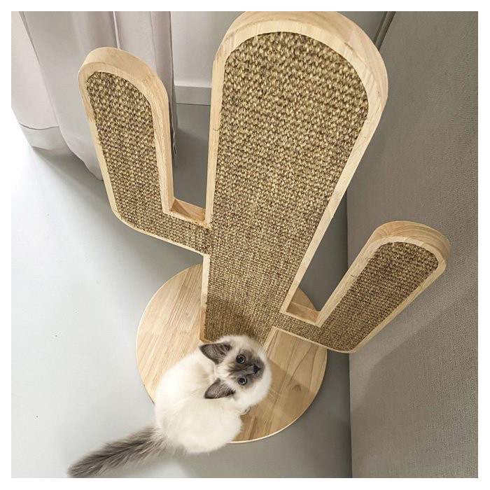 Poteau à griffer Cactus Oze - Beige