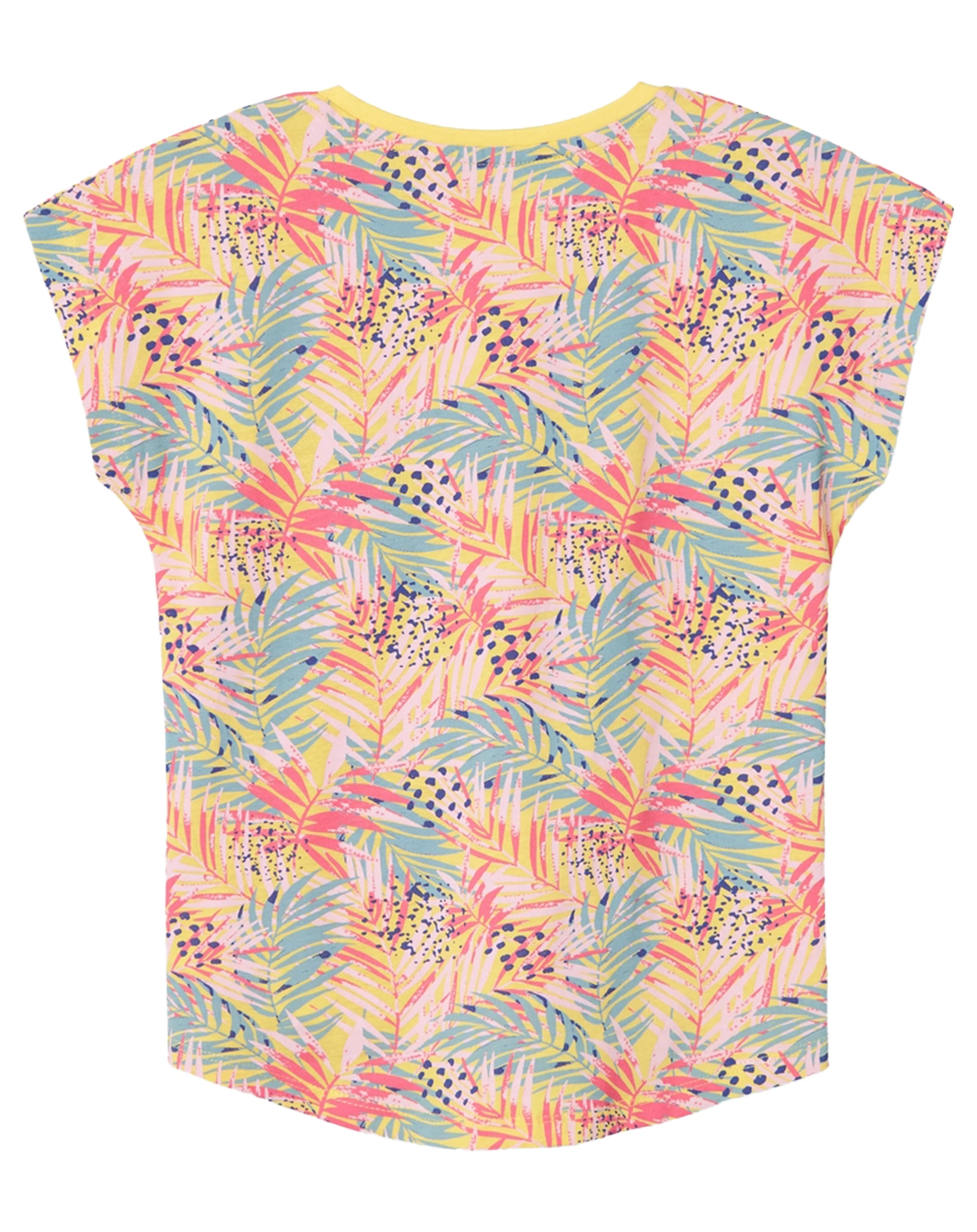 T-Shirt NKFVIGGA LEAVES in yarrow