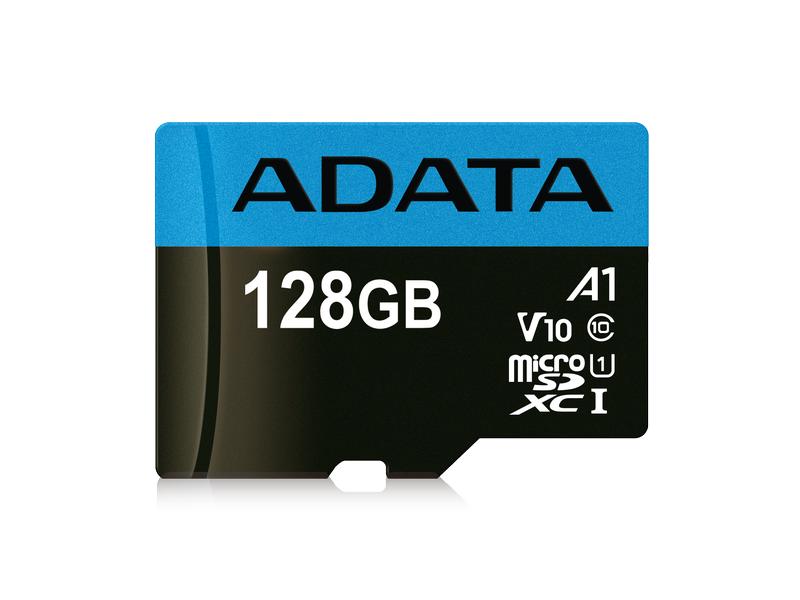 ADATA microSDXC-Karte 128 GB Speicherkarte von ADATA mit 128 GB Speicherkapazität