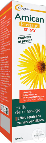 Arnican Spray Huile De Massage Arnica Gaulthérie Harpagophytum Apaisant Flacon 100ml
