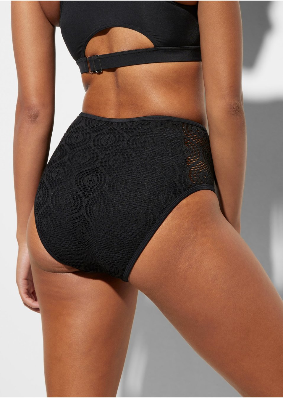 Bas de maillot taille haute