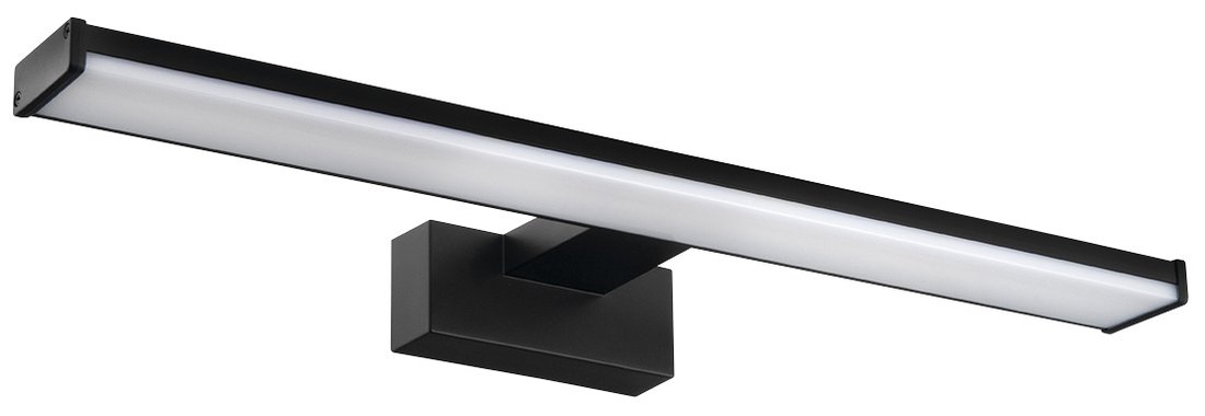 Sapho Chicago spiegellamp 40cm zwart mat