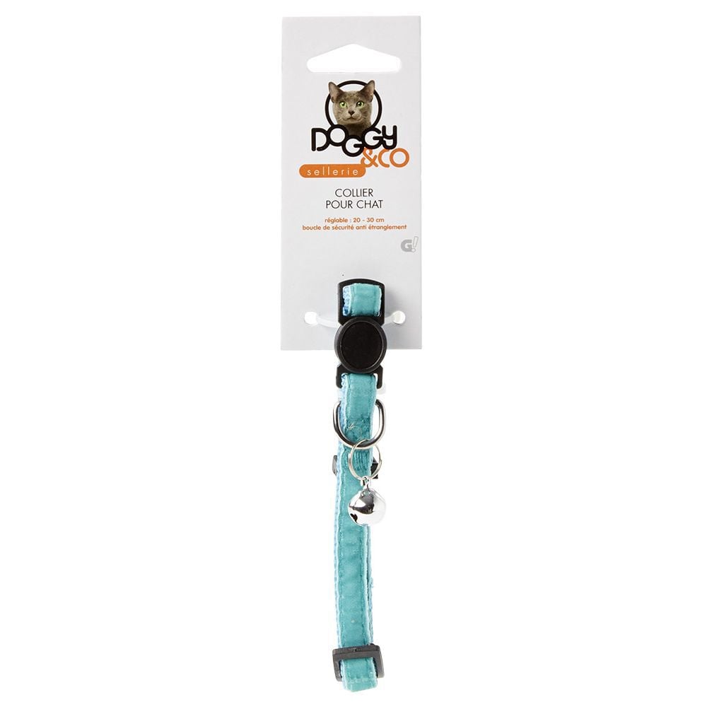 Collier réglable pour chat avec grelot