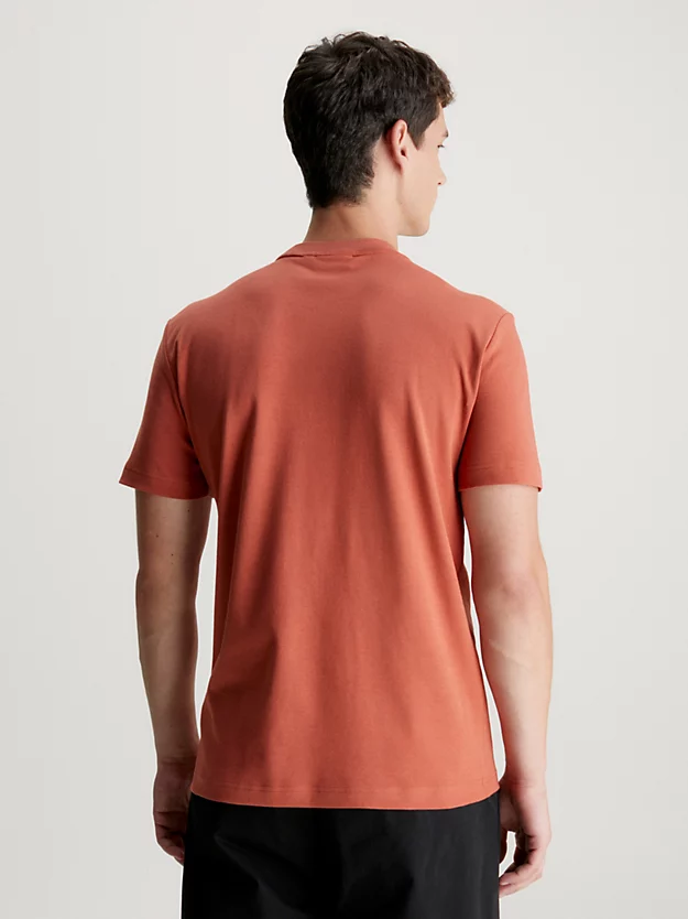 Camiseta de mistura de algodão