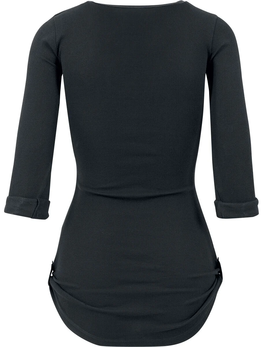 Haut long Femme Pocket Turnup | Urban Classics T-shirt manches longues