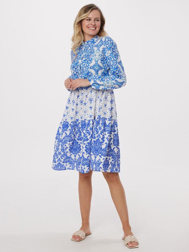 Kleid Porzellandruck