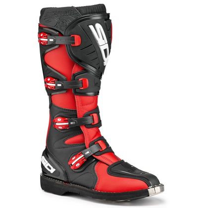 Bottes cross Sidi AGUEDA 2024 - Rouge / Noir