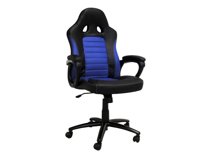 Racing Chairs Gaming-Stuhl CL-RC-BBL Blau/Schwarz Besonders bequemer Computersessel