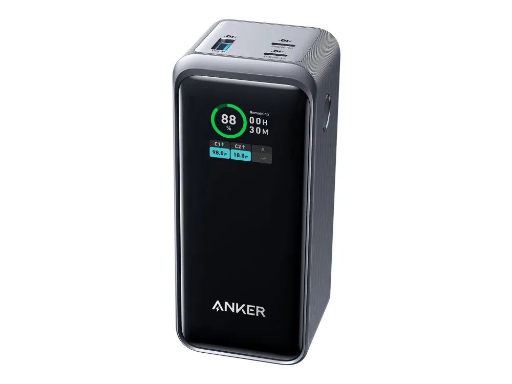 Anker Prime - Powerbank - 5 / 9 / 10 / 12 / 15 / 20 V - 200 Watt - 20000 mAh