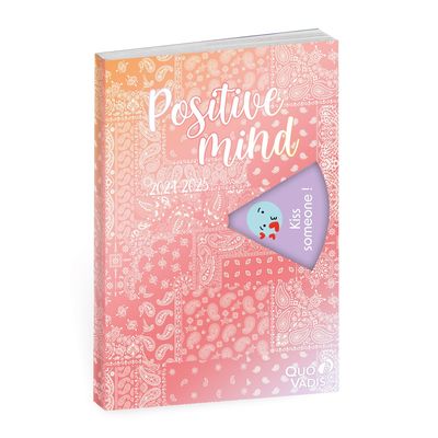 Agenda Positive Vibes - 1 jour par page - 12 x 17 cm - Quo Vadis