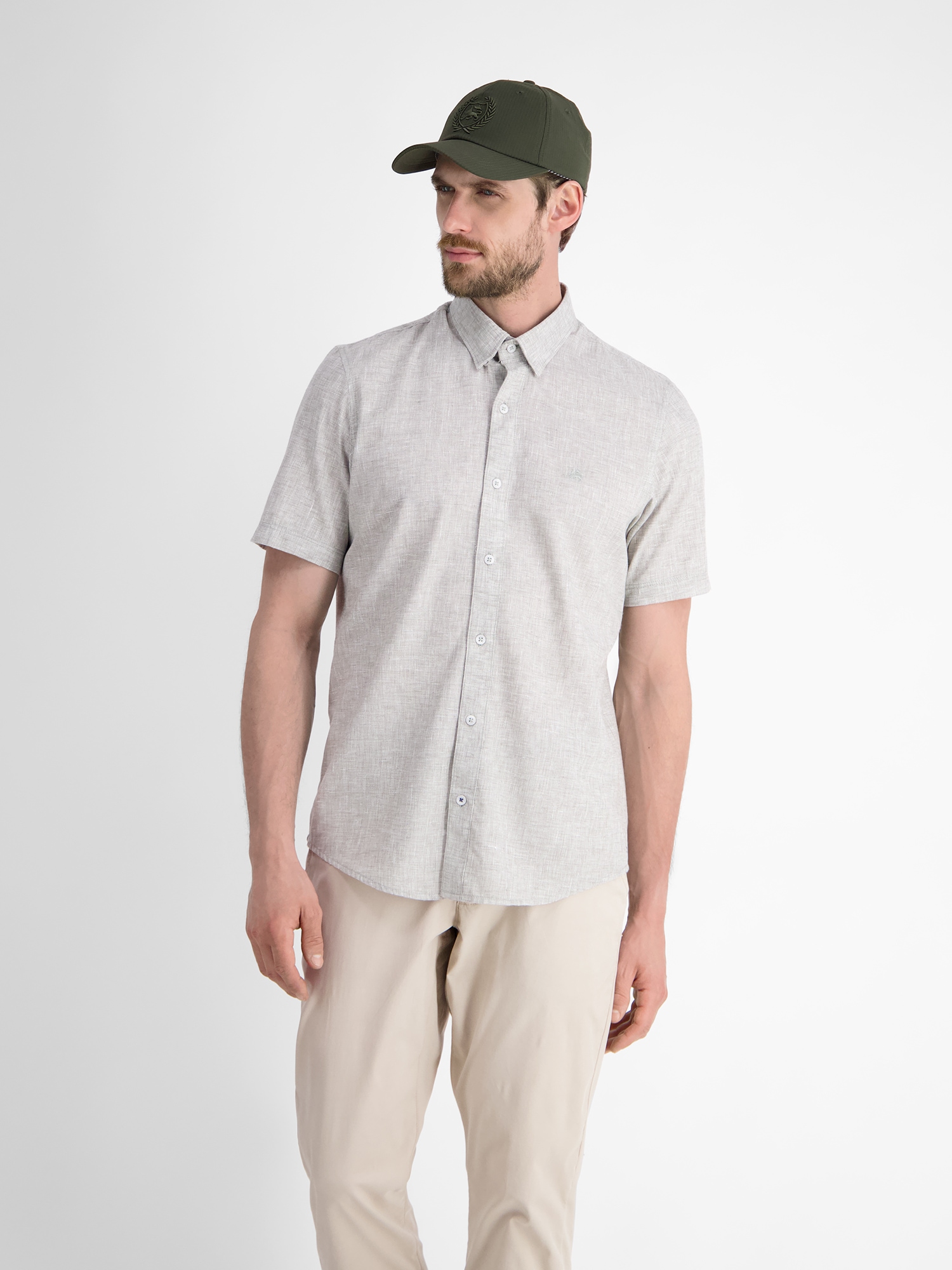 LERROS Baseball Cap »LERROS Seersucker-Cap, sommerlich leicht«