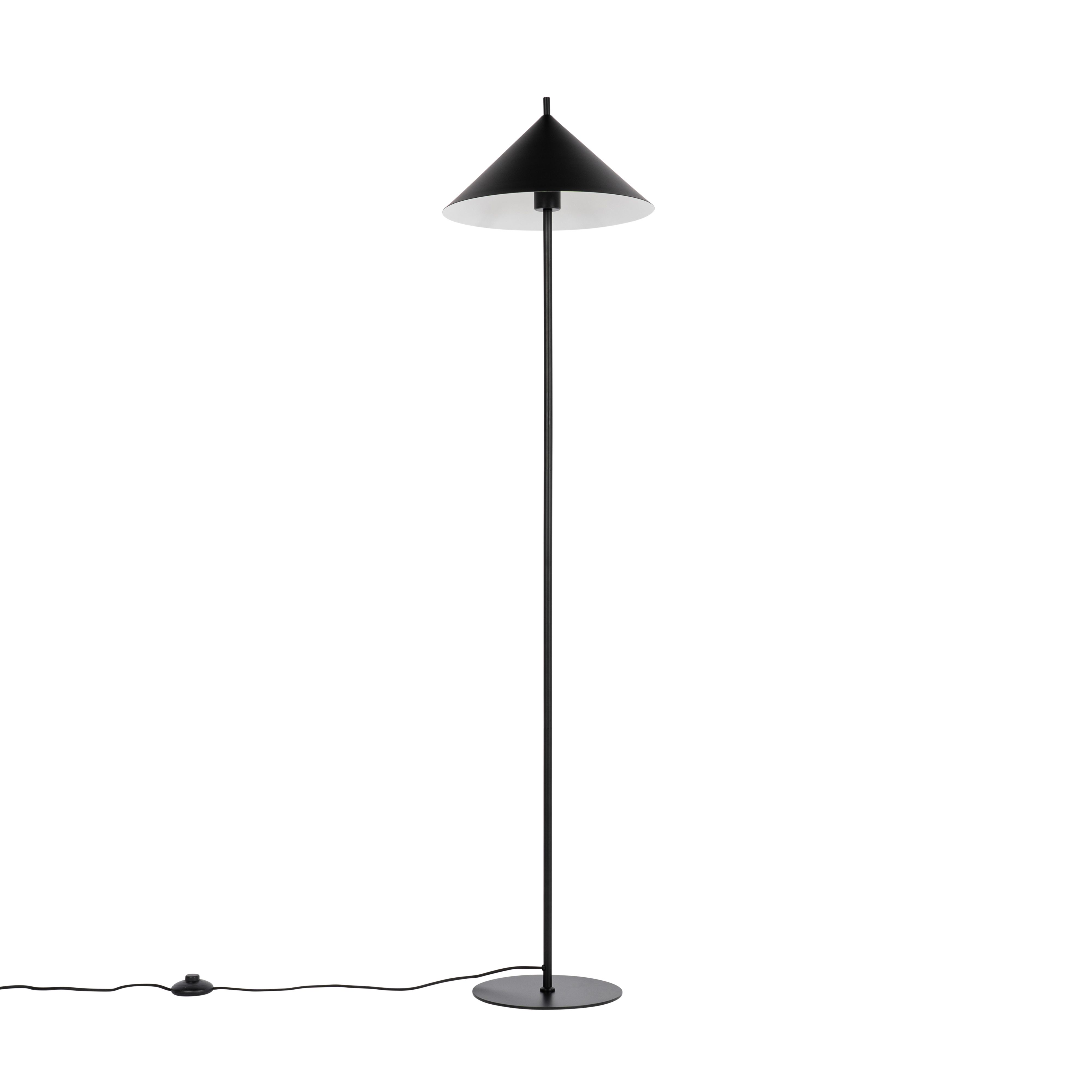 Design vloerlamp zwart driehoek - Triangolo