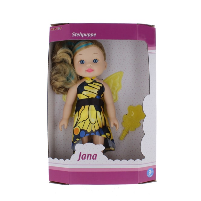 Besttoy - Stehpuppe Jana - Fee - Blond - ca. 30 cm