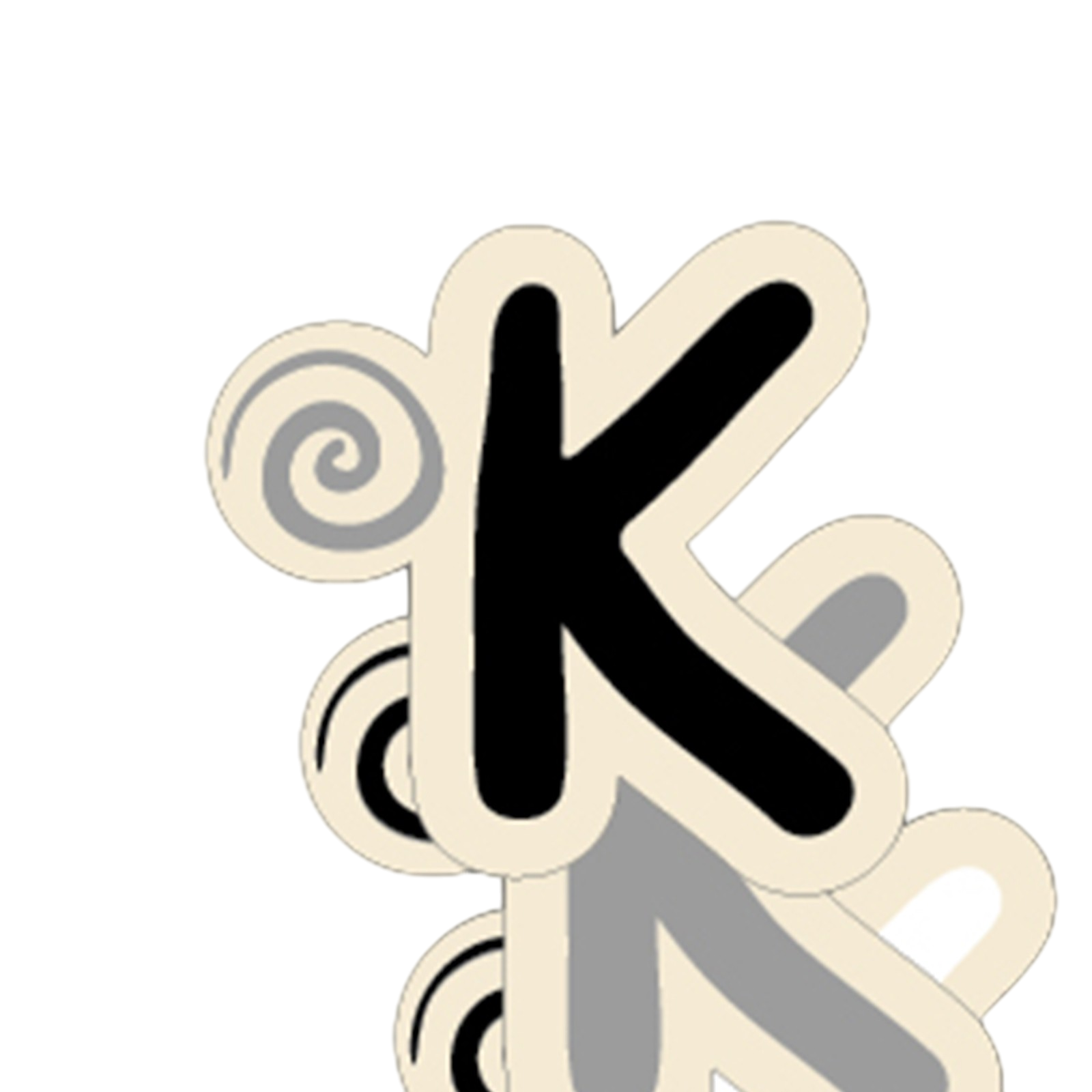 Buchstaben gross K
