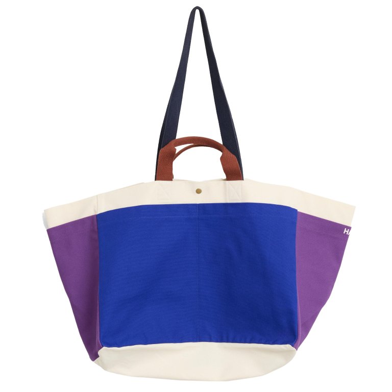 Hay Weekend Organic tas M Electric Blue Multi