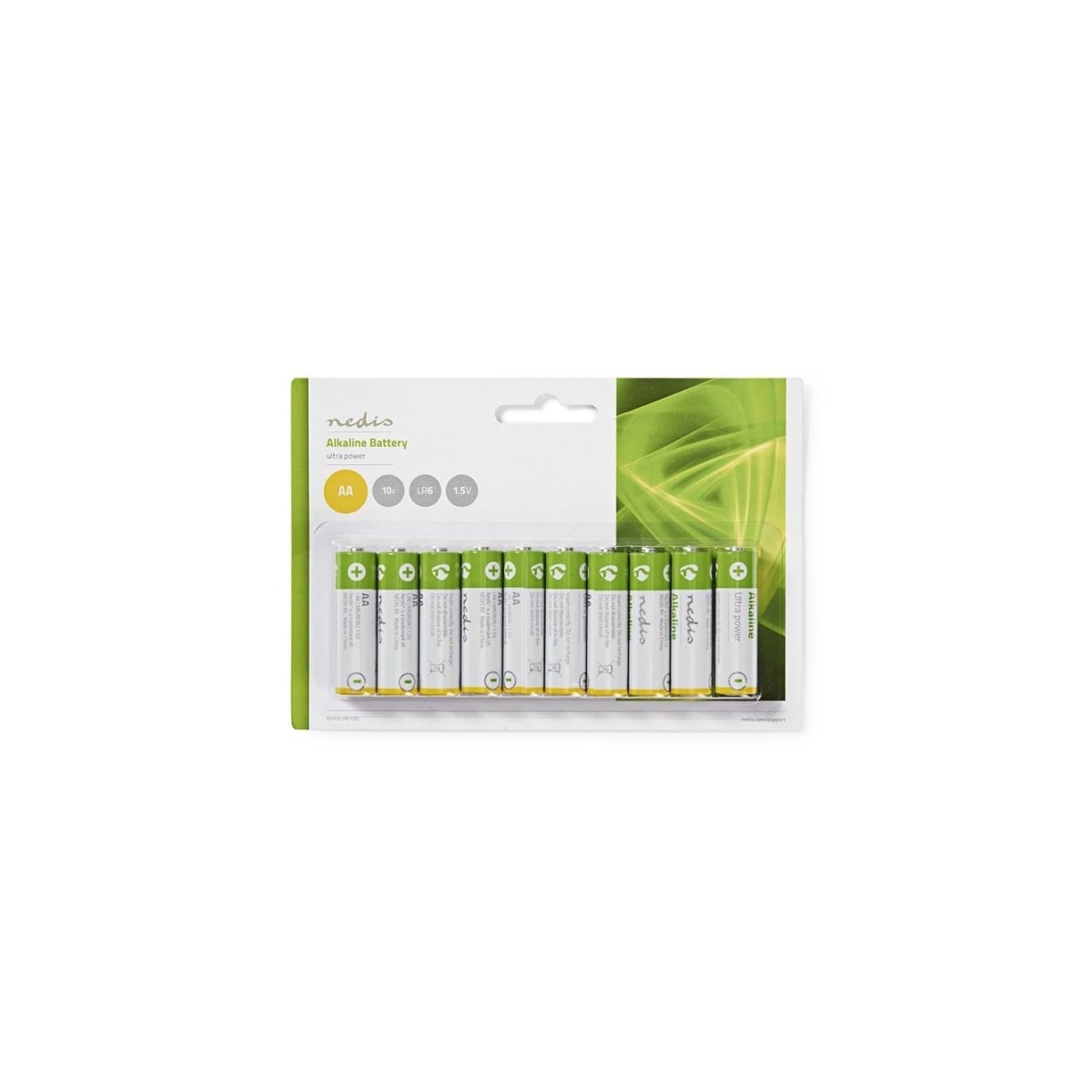 Nedis Alkaline Batteri AA | 1.5 V DC | 10-Blister