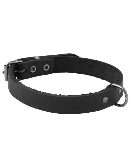 Adori Halsband Vetleder Met Print Zwart - Hondenhalsband