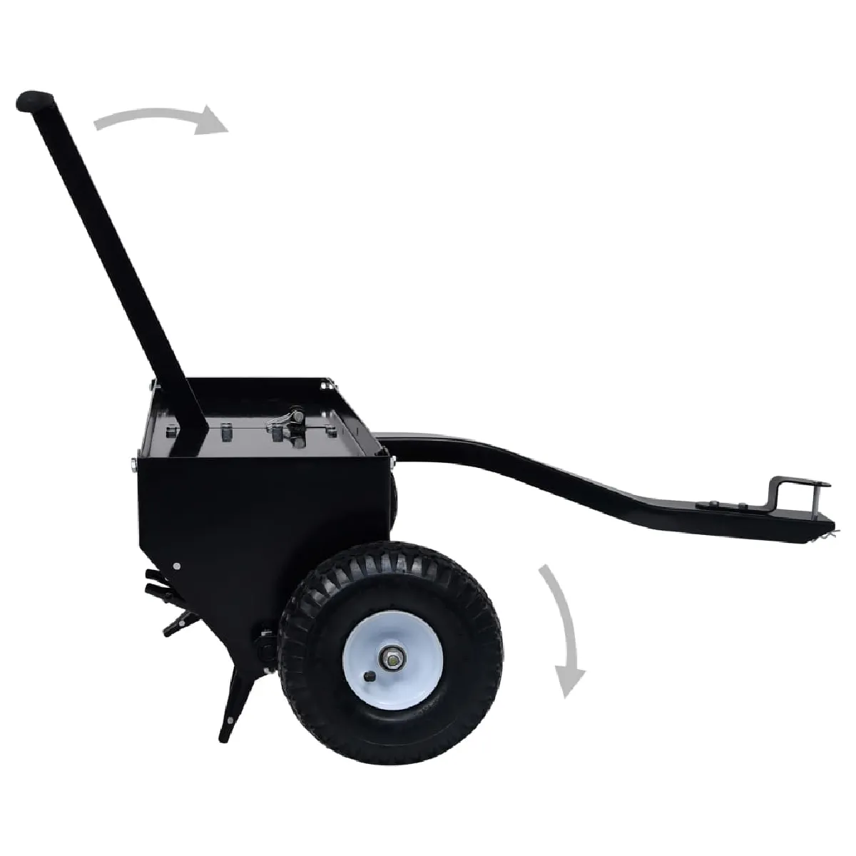 vidaXL Aérateur de pelouse pour tondeuse 102 cm