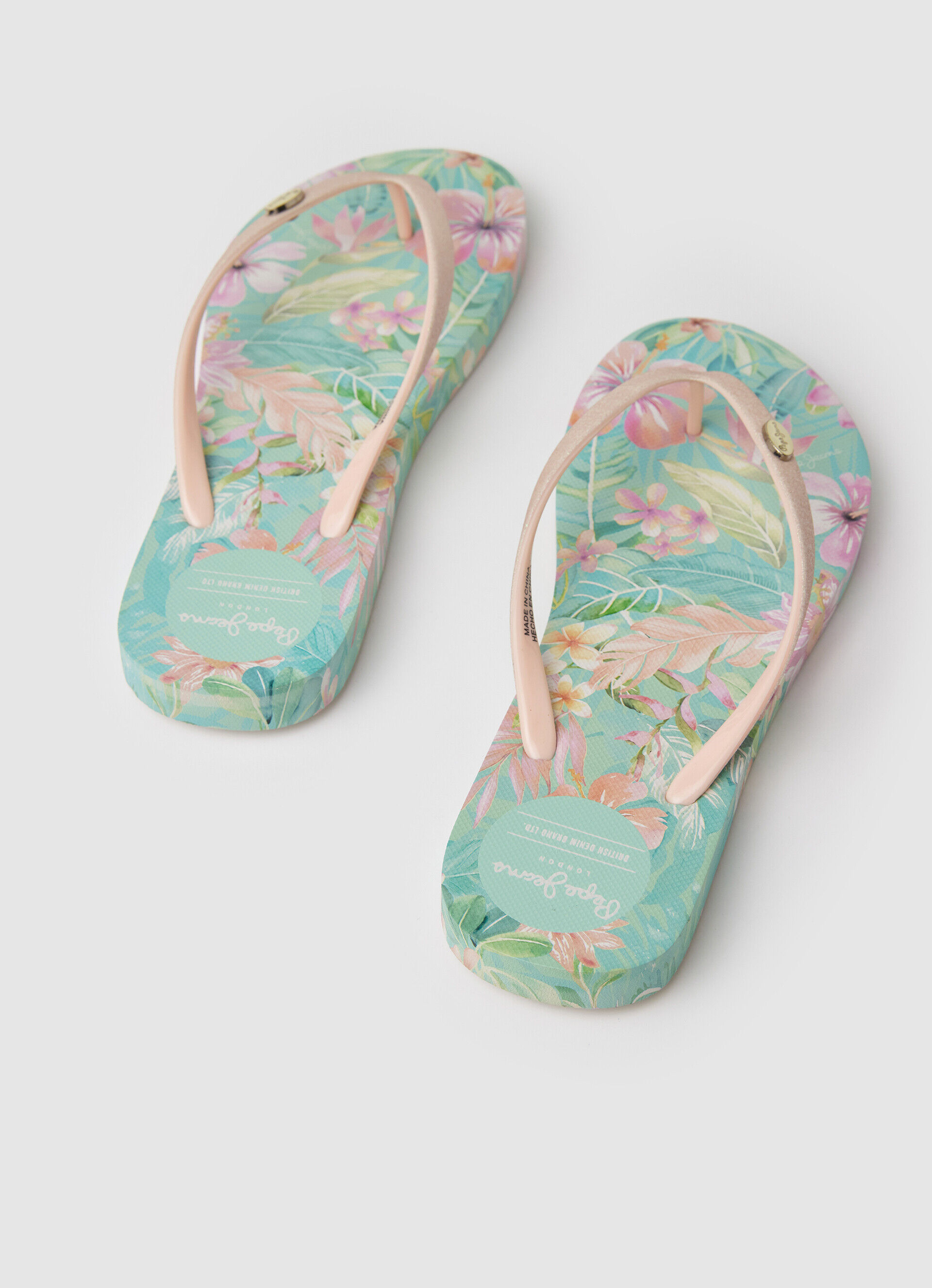 Chinelo de dedo RAKE TROPICAL BEACH - verde mojito