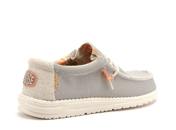 Dude basses homme wally eco sox knit gris