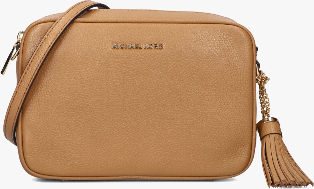 MICHAEL KORS bruine michael kors schoudertas mid camera bag