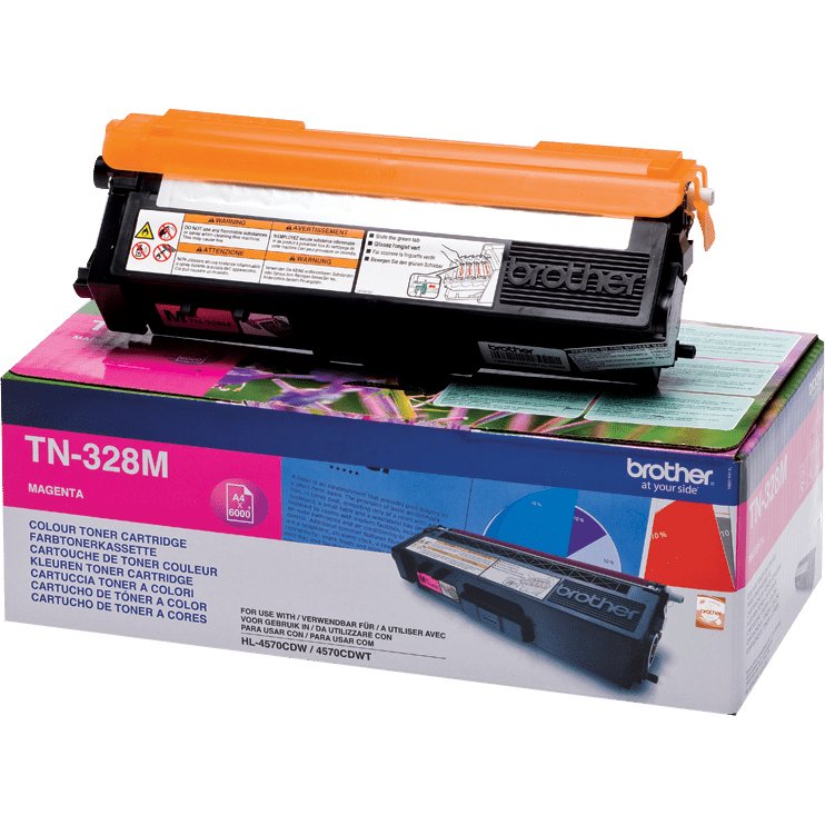 Brother TN-328M - Cartouche de toner originale – Magenta