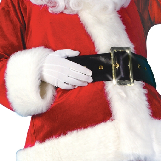(185cm) Christmas Erwachsenen Kostüm Weihnachtsmann Santa Clause Verkleidung für Motto Partys - Rot / Weiss