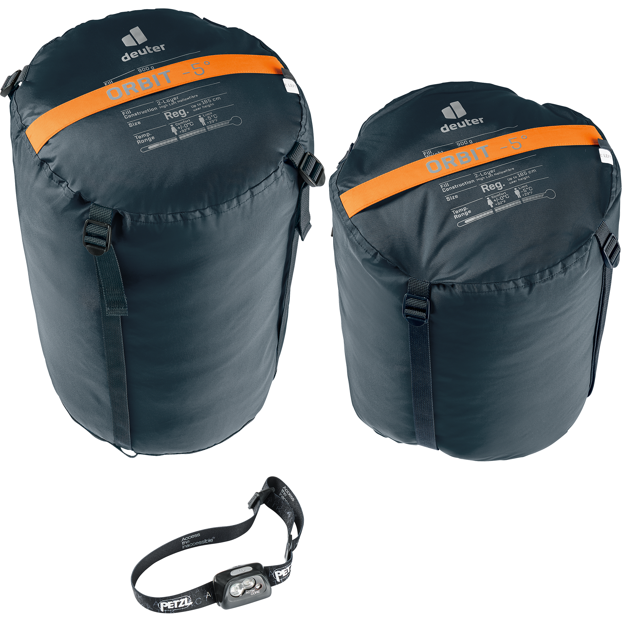 deuter Orbit -5° Schlafsack chestnut