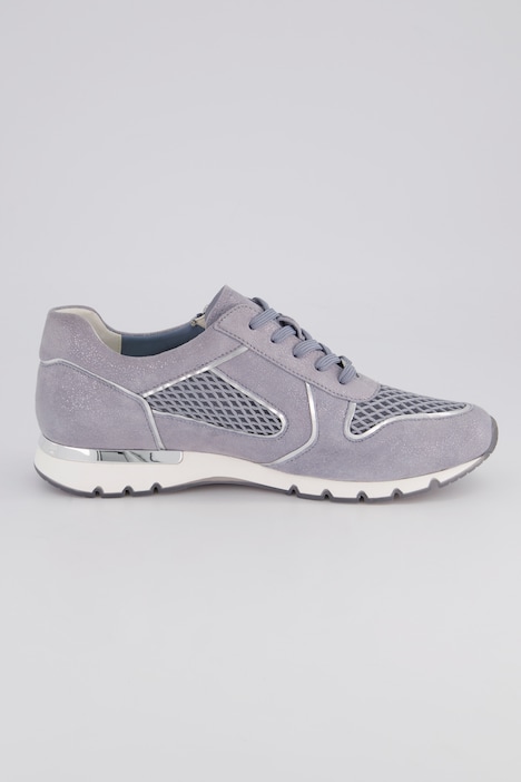 Caprice Leder-Sneaker, Glitzer-Effekt, Weite H