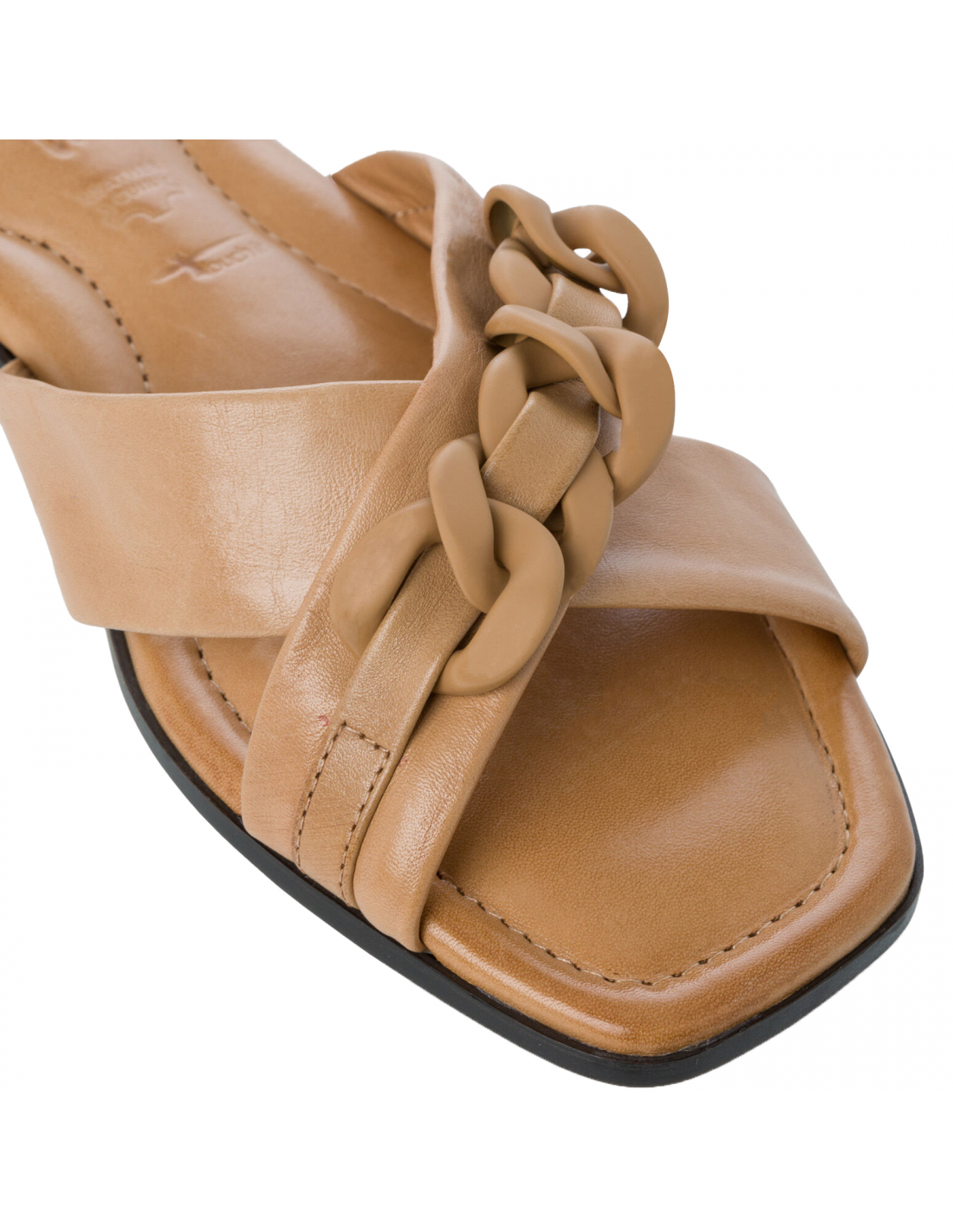 tamaris mules femme 27101-28 310 cuir marron