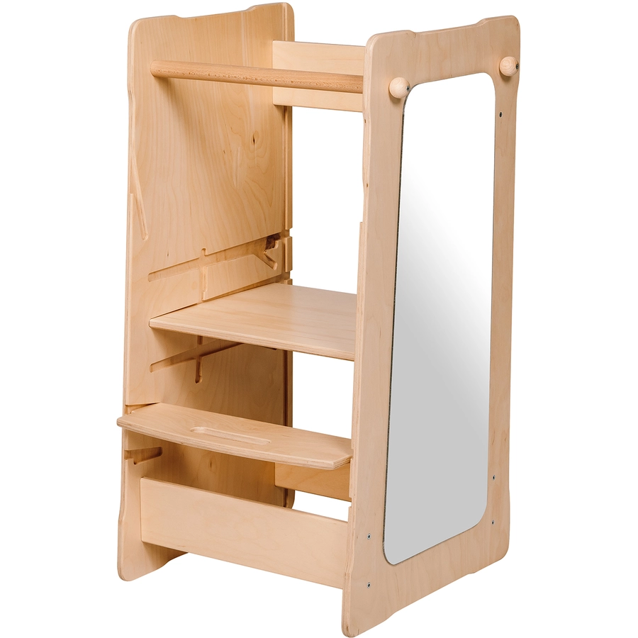 Montessori® Montessori® Lernturm XXL + BrettRutsche Montessori® Kindermöbel mehrfarbig