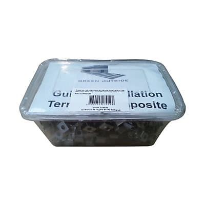 100 clips et vis inox pour lame de terrasse composite alvéolaire Greendeck R