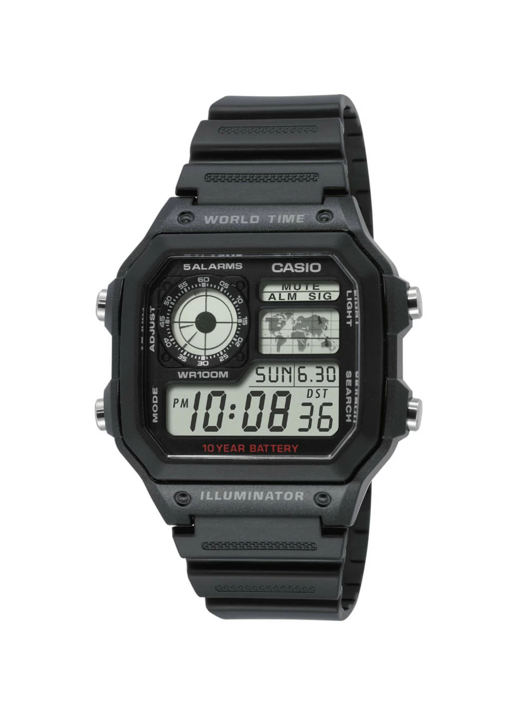 Casio Illuminator Digital-Herrenuhr