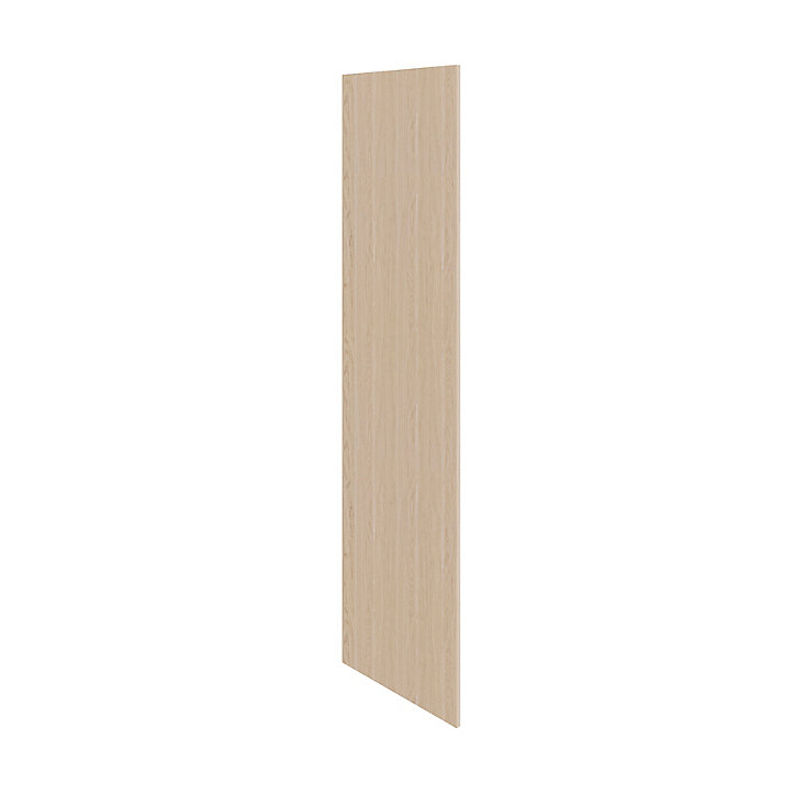 Côté de remplacement colonne électroménager GoodHome Chia effet chêne clair H. 219 x l. 57 cm x Ép. 18 mm (lot de 2)
