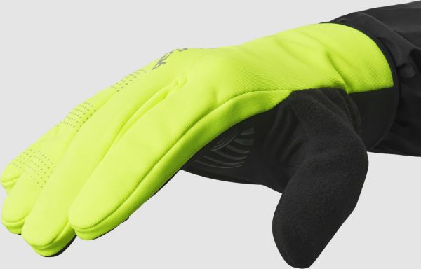 GripGrab Ride 2 Windproof Overgangshandsker, Yellow Hi-Vis