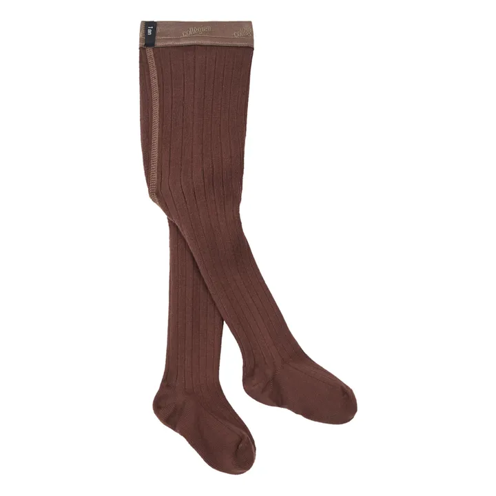 Collégien Collants Louise | Marron