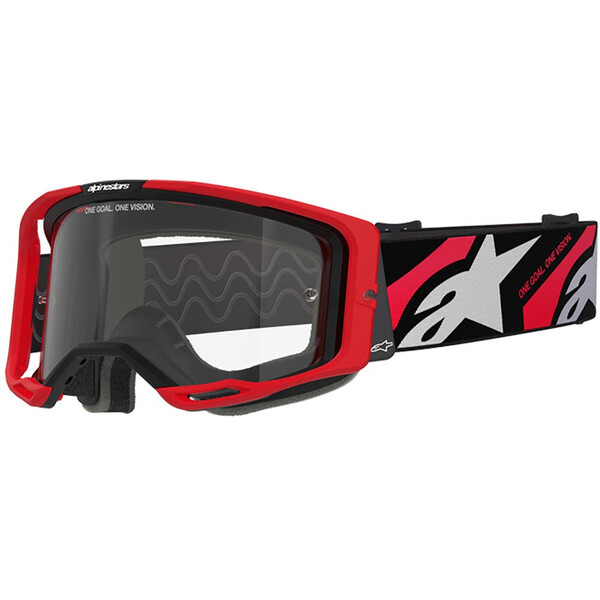 Alpinestars - Masque Vision 8 Luar Noir / Blanc / Rouge / Transparent