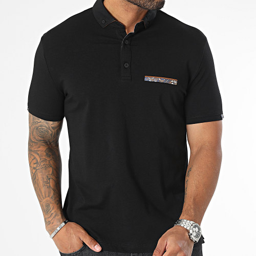 Polo Manches Courtes Noir