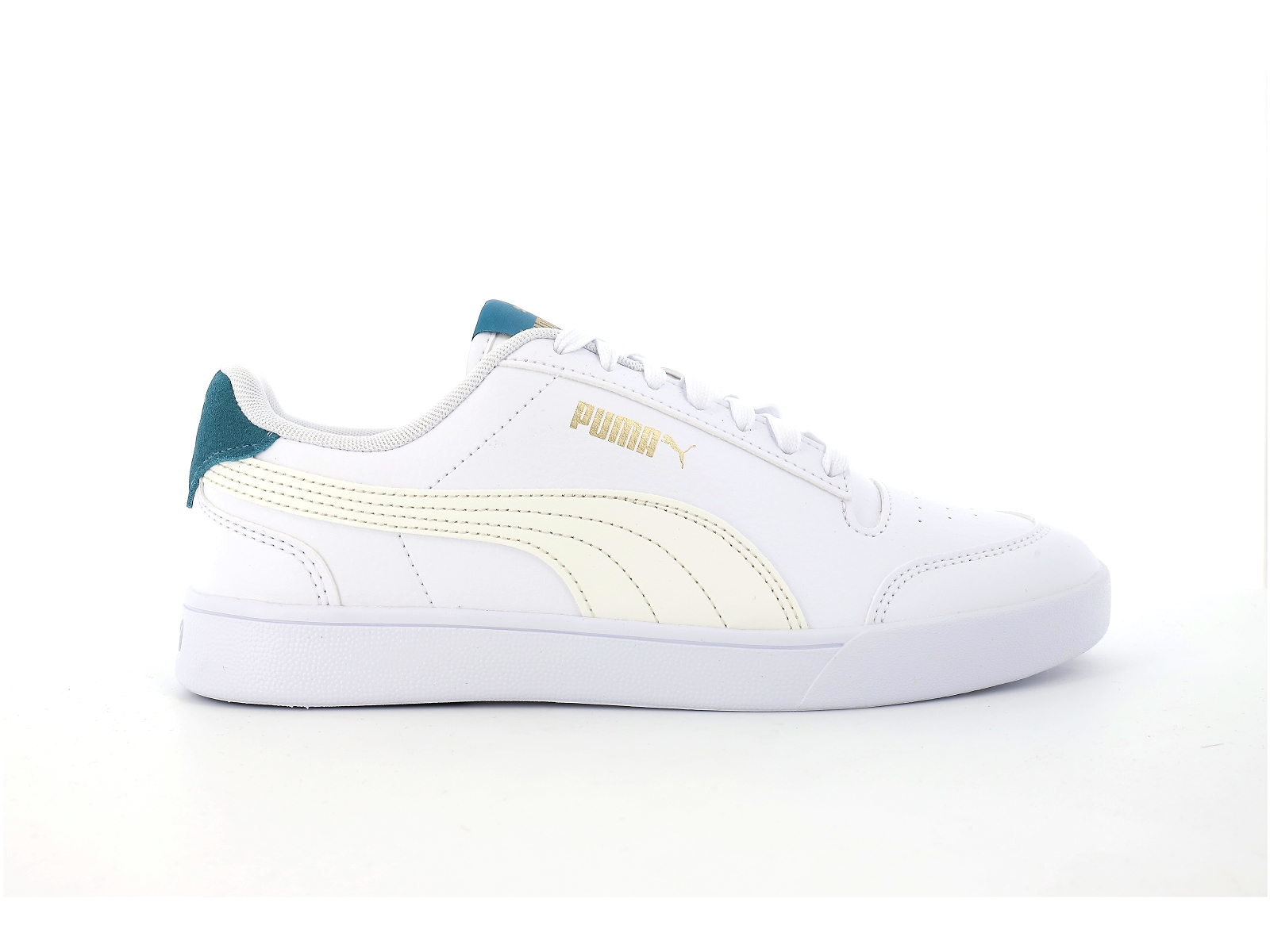 Puma-309668 Synthétique Blanc Bleu