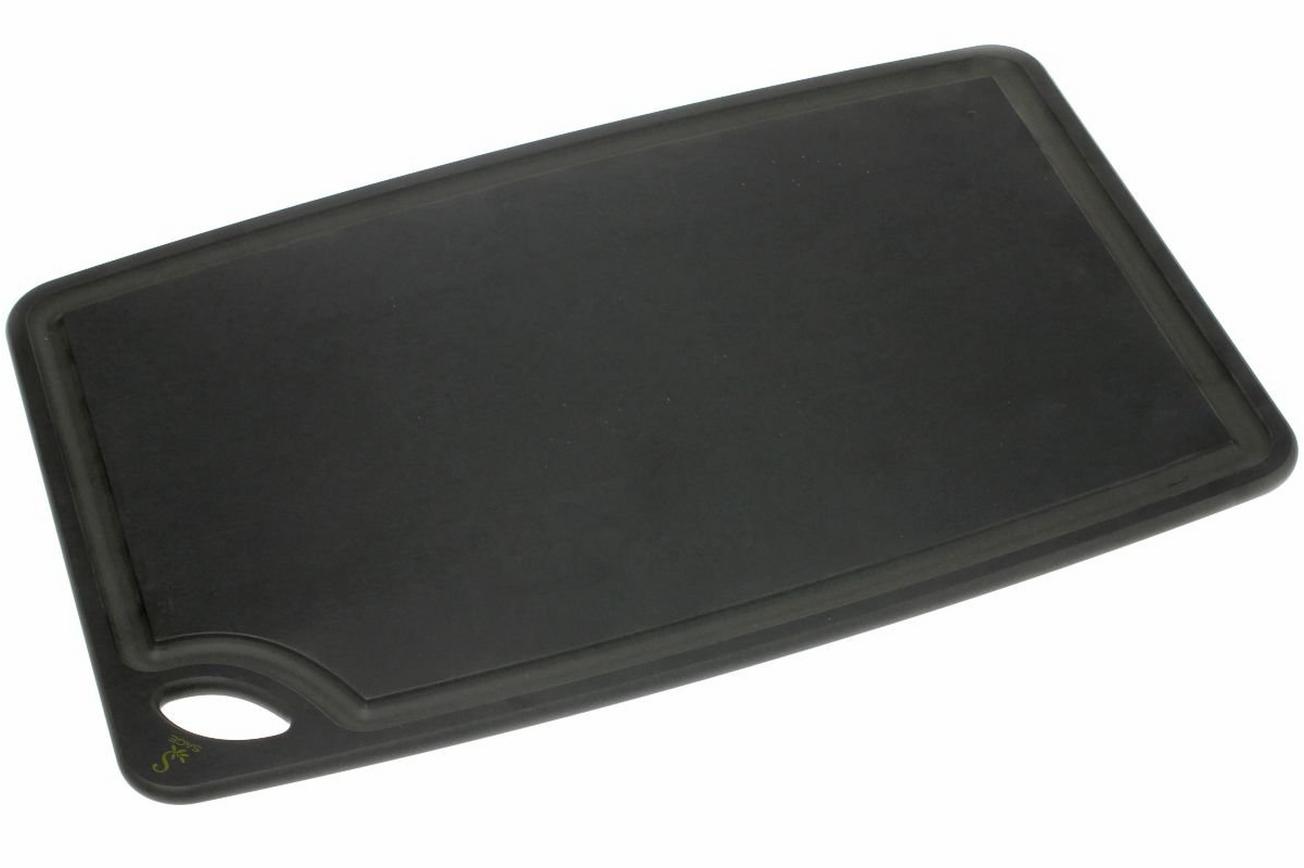 Sage snijplank HZ3045, 45x30 cm, met sleuf, zwart