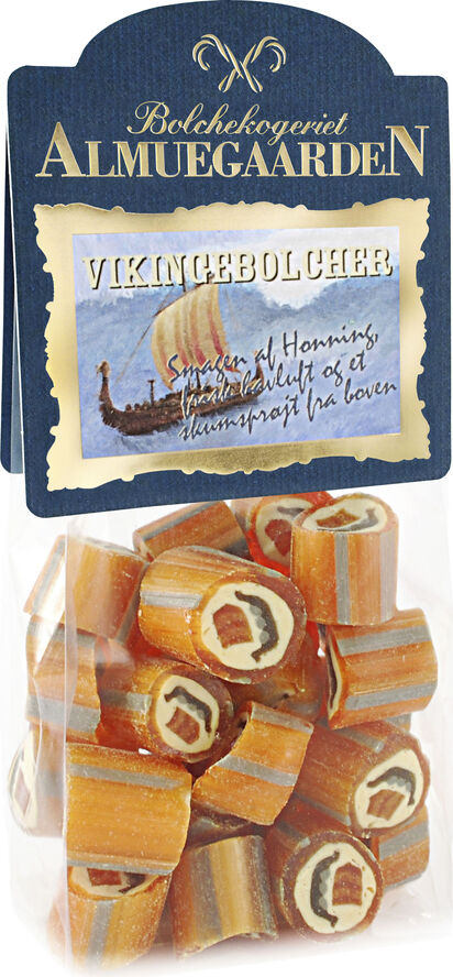 Almuegaarden Vikinge bolcher med smag af honning & mentol No color